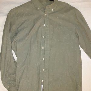 Frank & Oak Plaid Long Sleeve Shirt Size: M
